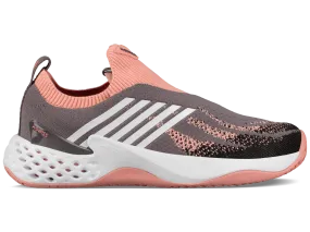 96137-095-M | WOMENS AERO KNIT | PLUM KITTEN/CORAL ALMOND/WHITE