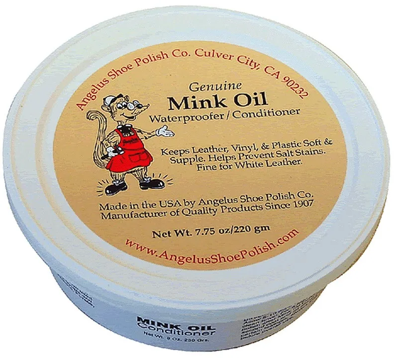 Angelus MINK OIL Paste Condition, 7.75 oz