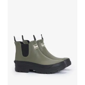 Barbour Nimbus Ladies Chelsea Wellington Boot - Olive/Black