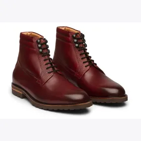 Burgundy Lightweight Derby Boot