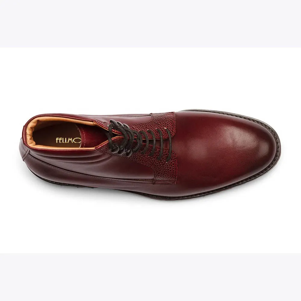 Burgundy Lightweight Derby Boot
