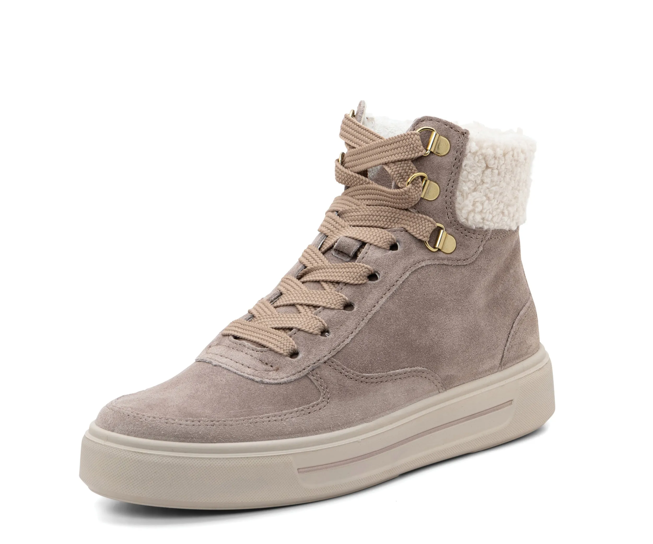 Caitlin Women's High Top Sneaker - Sand 08