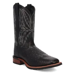 Dan Post Mens Stride Black Leather Work Cowboy Boots