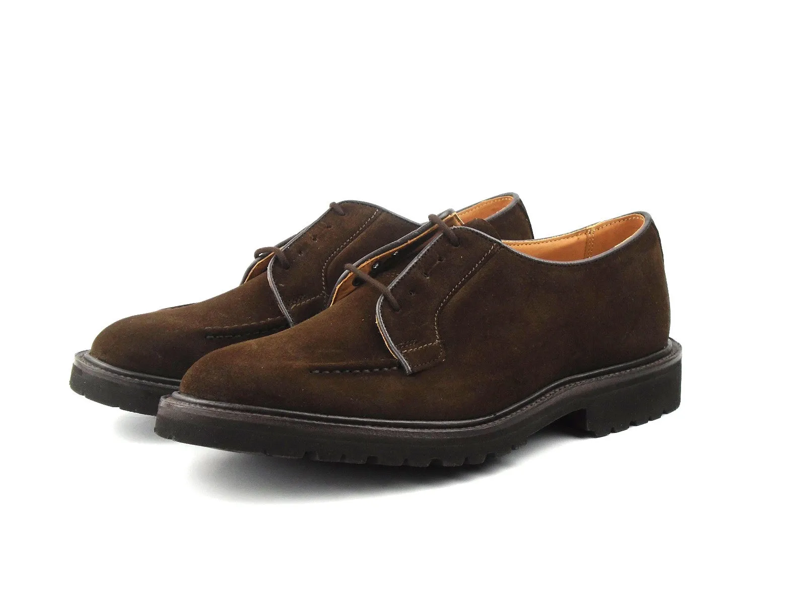 Derby Shoe - Chocolate Repello Suede