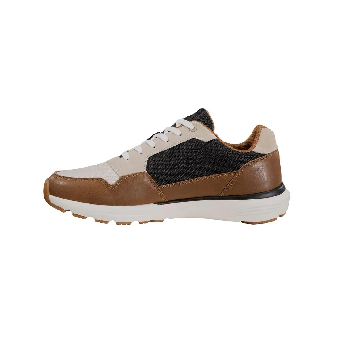 Greenfield ESD Soft-Toe Sneaker Brown/White