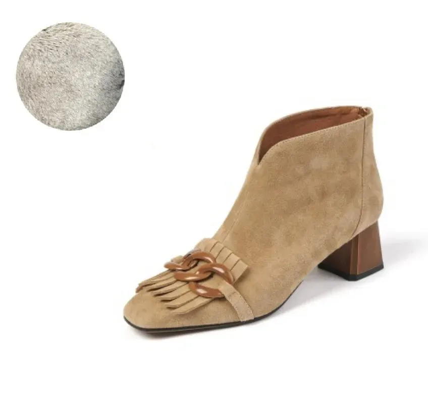 Keeping My Autumn Bloom Ankle Boots
