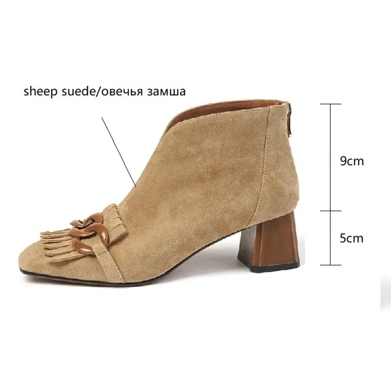 Keeping My Autumn Bloom Ankle Boots