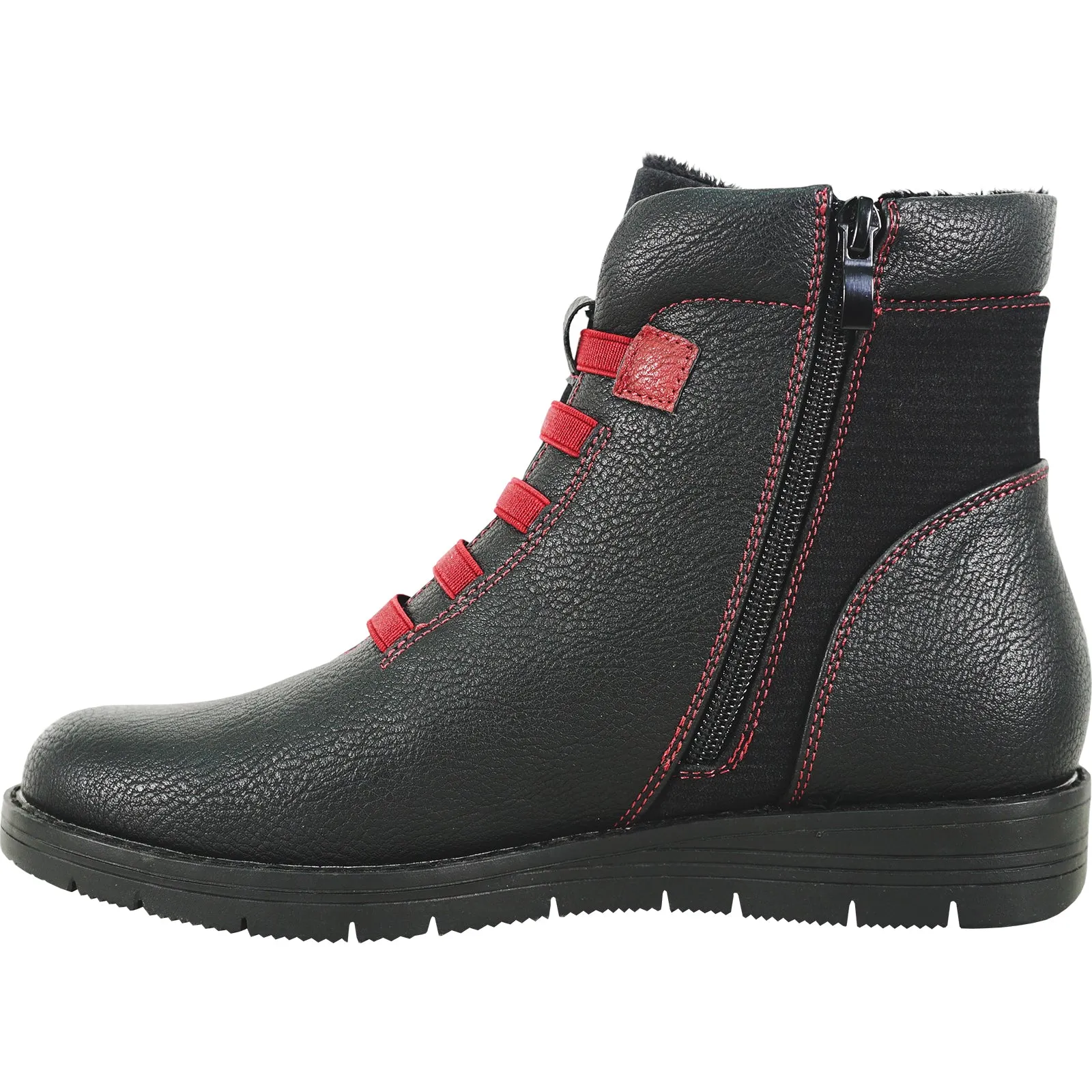 KOZI Women Boot Riley-1 Ankle Casual Boot Black