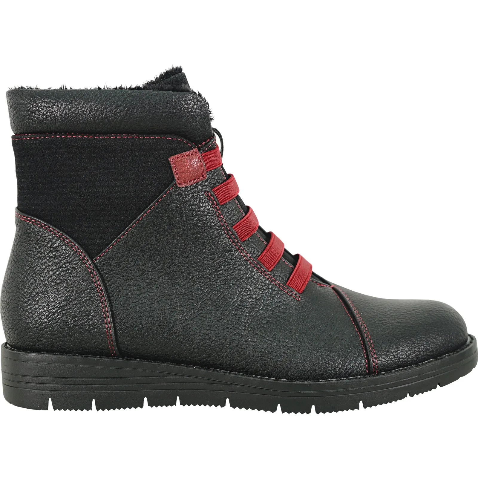KOZI Women Boot Riley-1 Ankle Casual Boot Black
