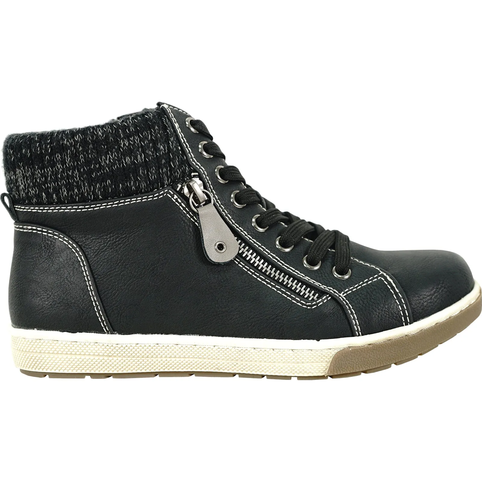 KOZI Women Boot RILEY-5 Ankle Casual Boot Black