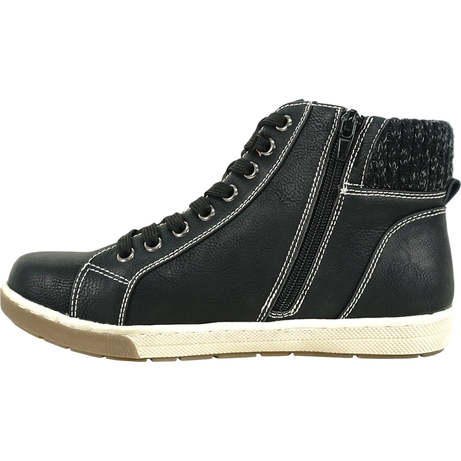 KOZI Women Boot RILEY-5 Ankle Casual Boot Black