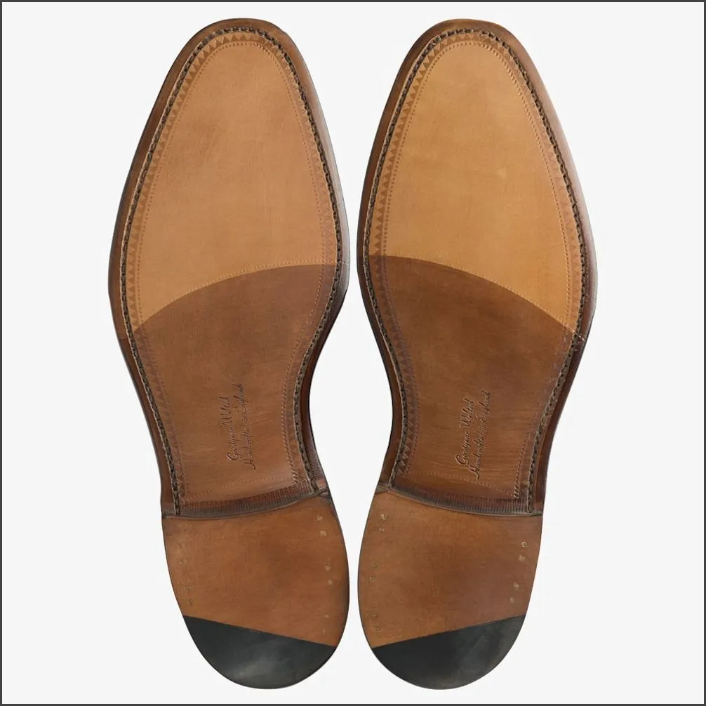 Loake Russell Black Leather Loafer@
