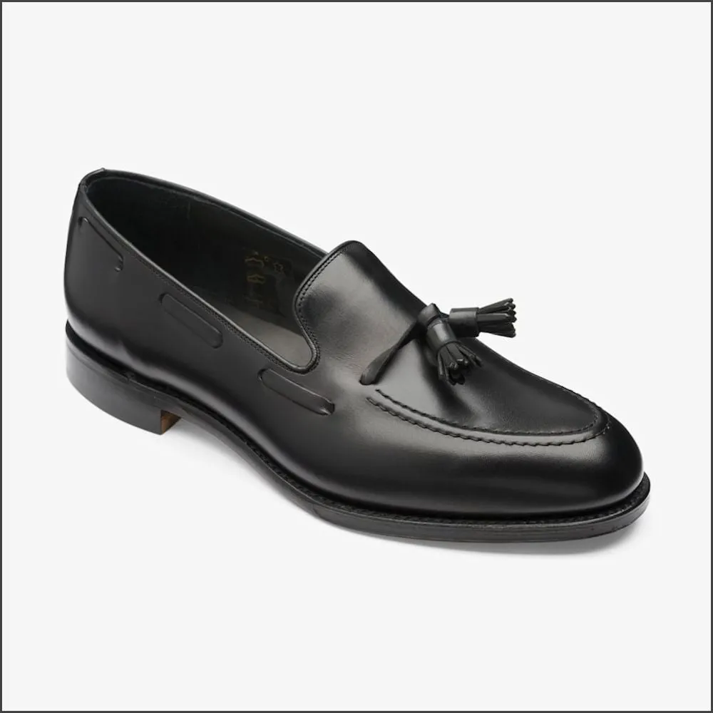 Loake Russell Black Leather Loafer@