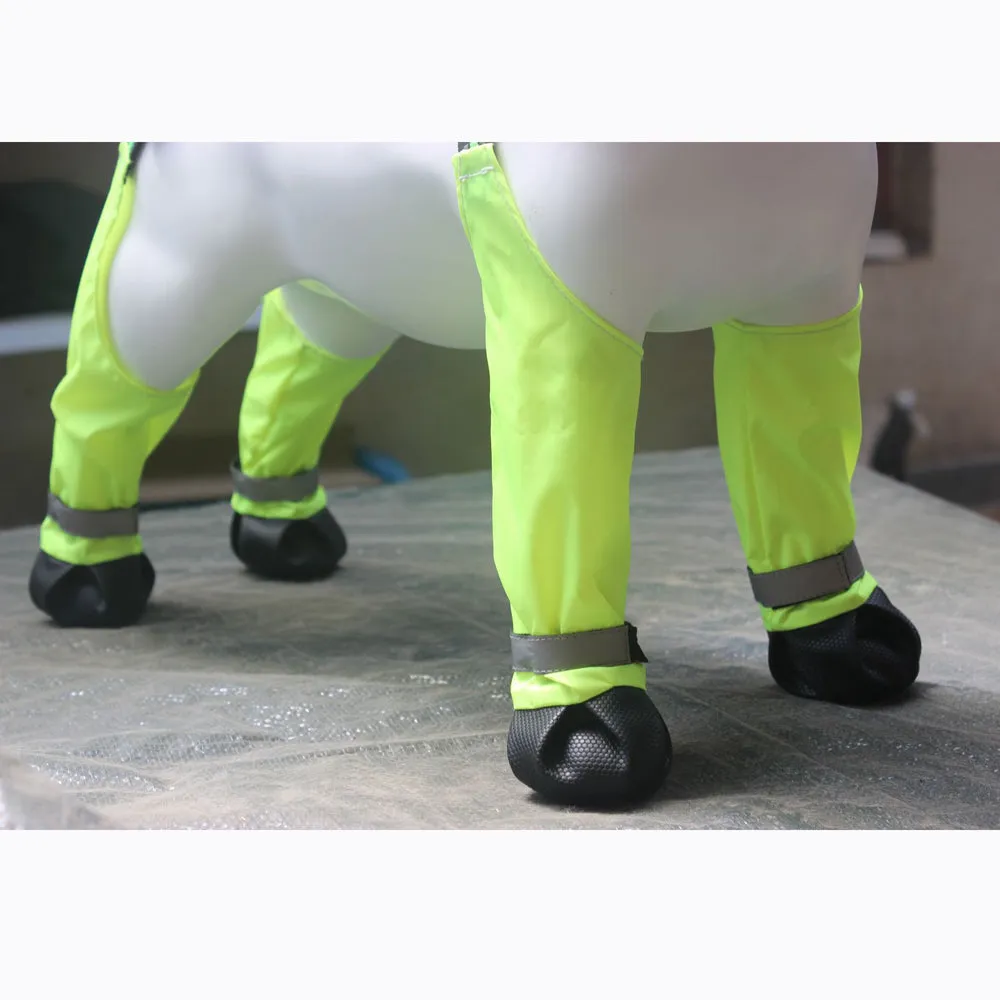 LumiPaws Frenchie Refective Shoes Claw Protector Waterproof