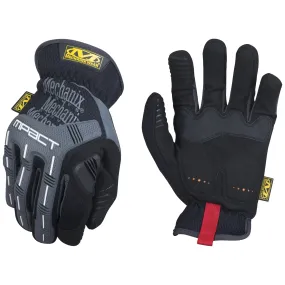 M-Pact® Gloves, Large, Grain Leather Palm, Slip-On Cuff