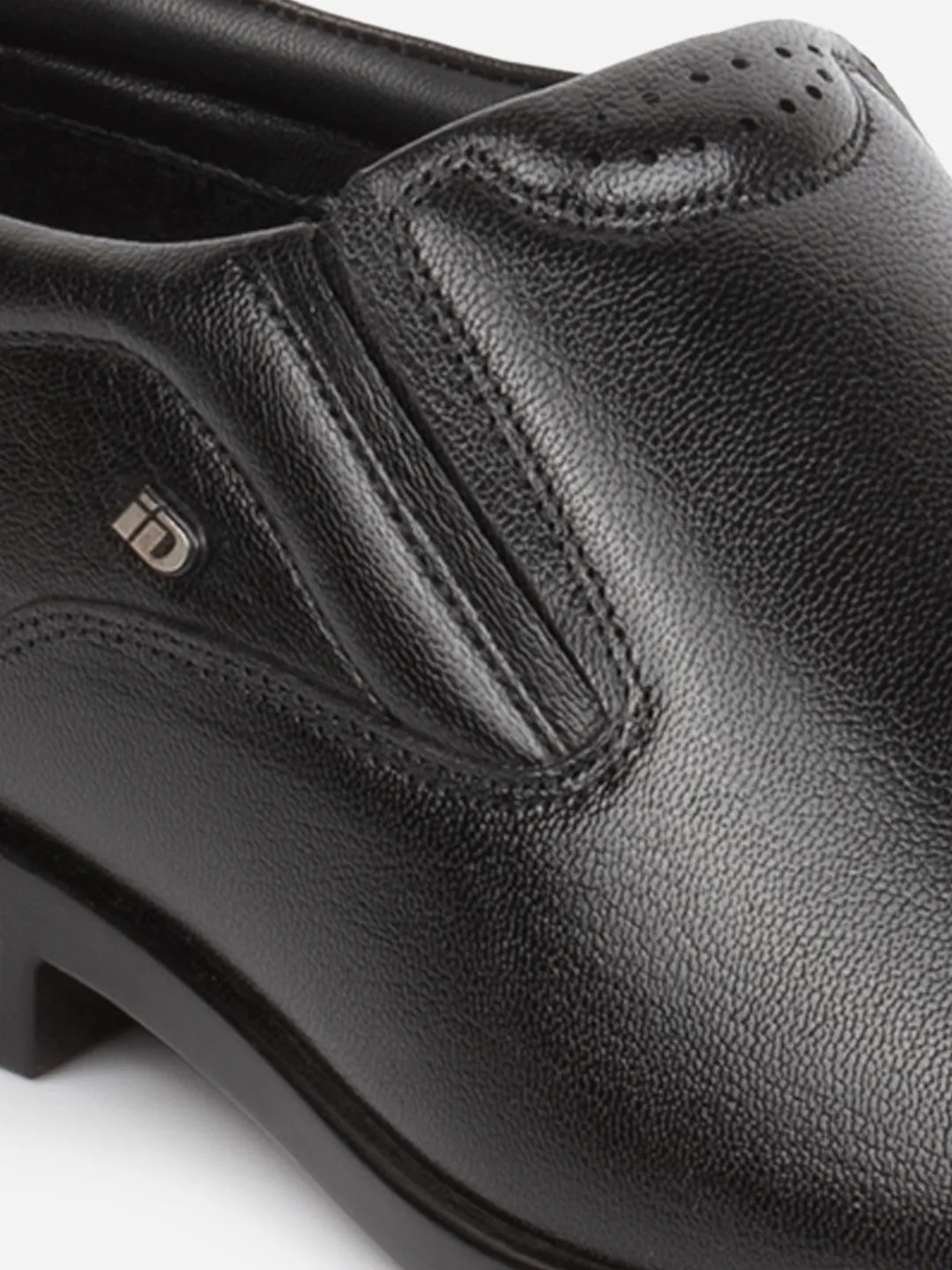 Men's Black Regular Toe Slip On Formal (ID2243)
