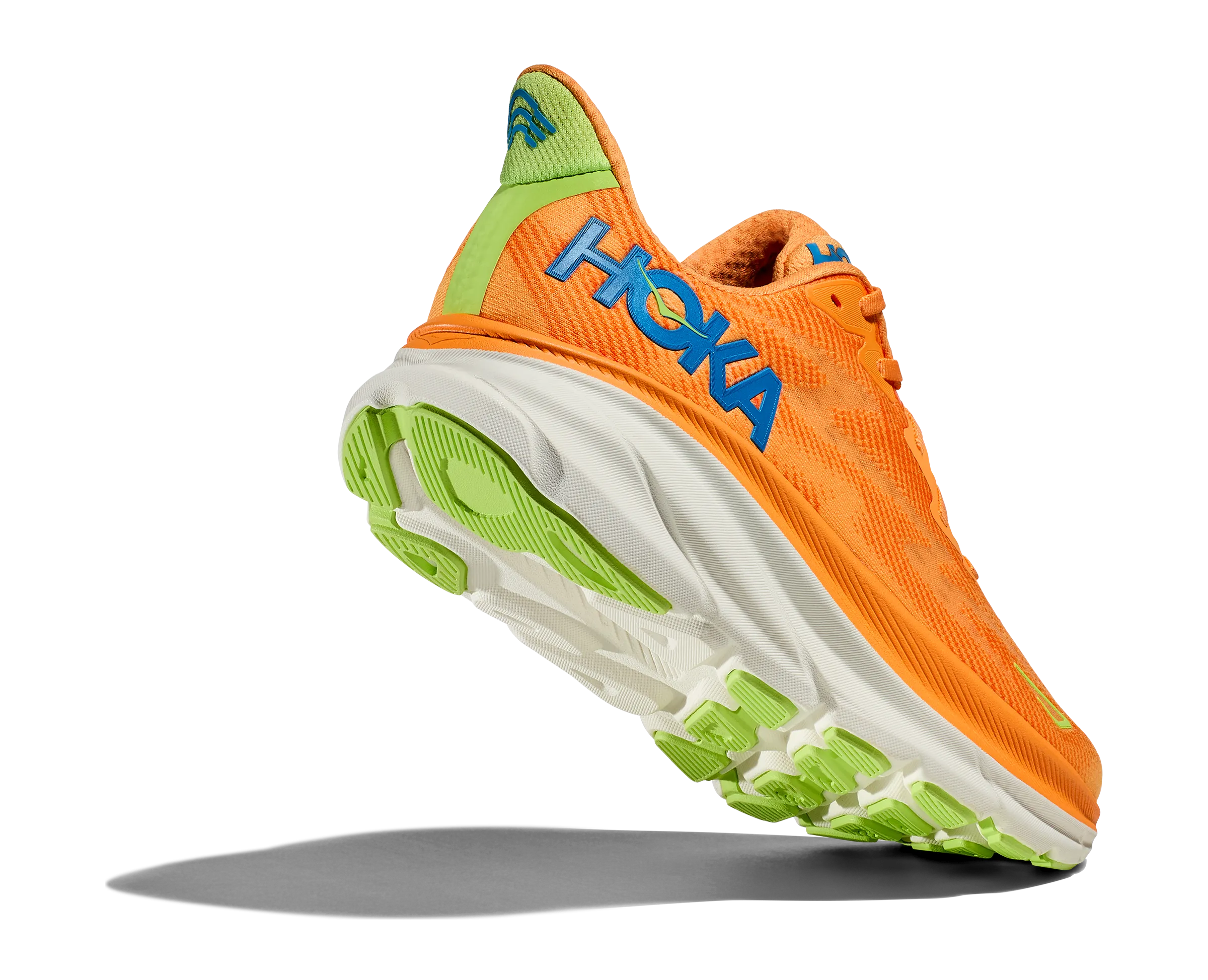 Men's Clifton 9 (SLRL - Solar Flare/Lettuce)