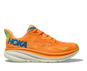 Men's Clifton 9 (SLRL - Solar Flare/Lettuce)