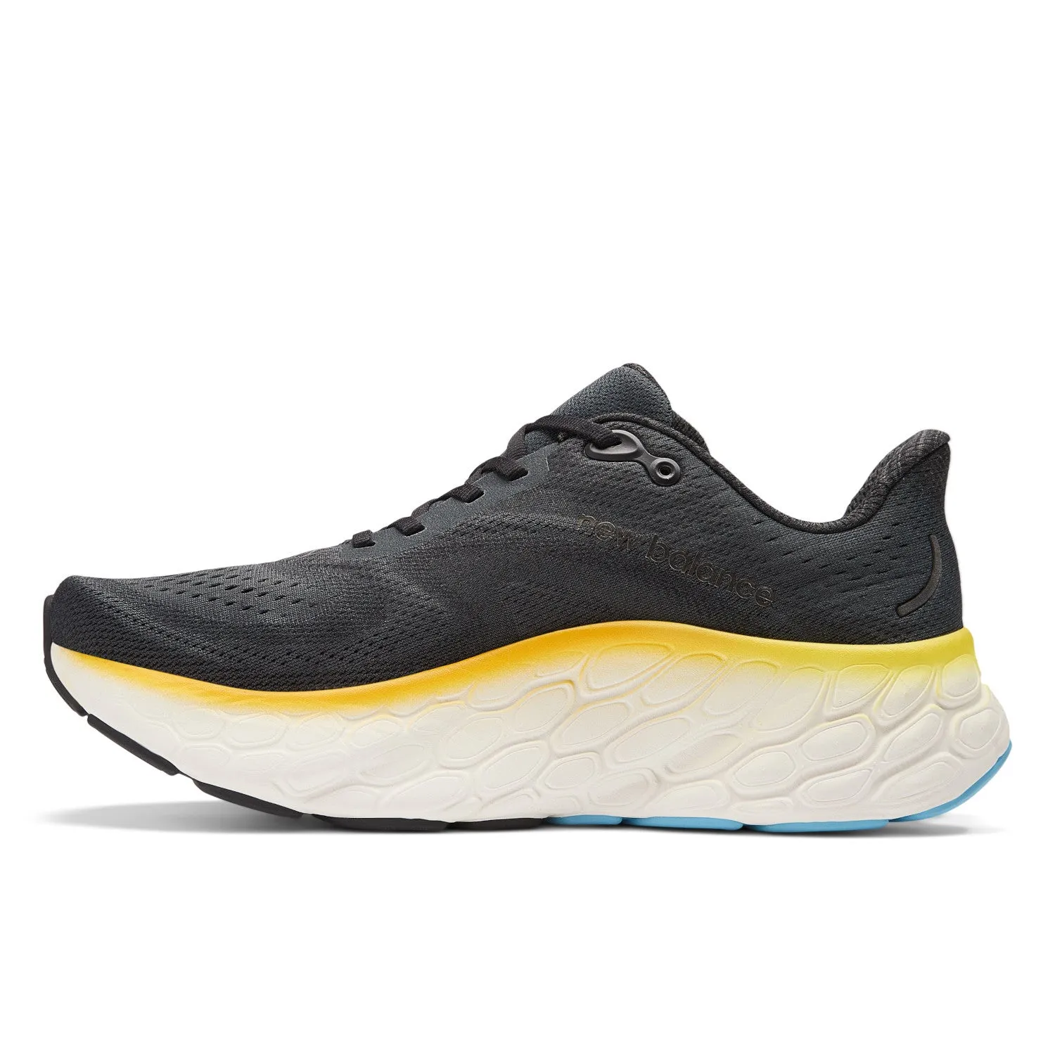 Men’s Fresh Foam More v4 (CD - Black/Coastal Blue/Ginger Lemon)