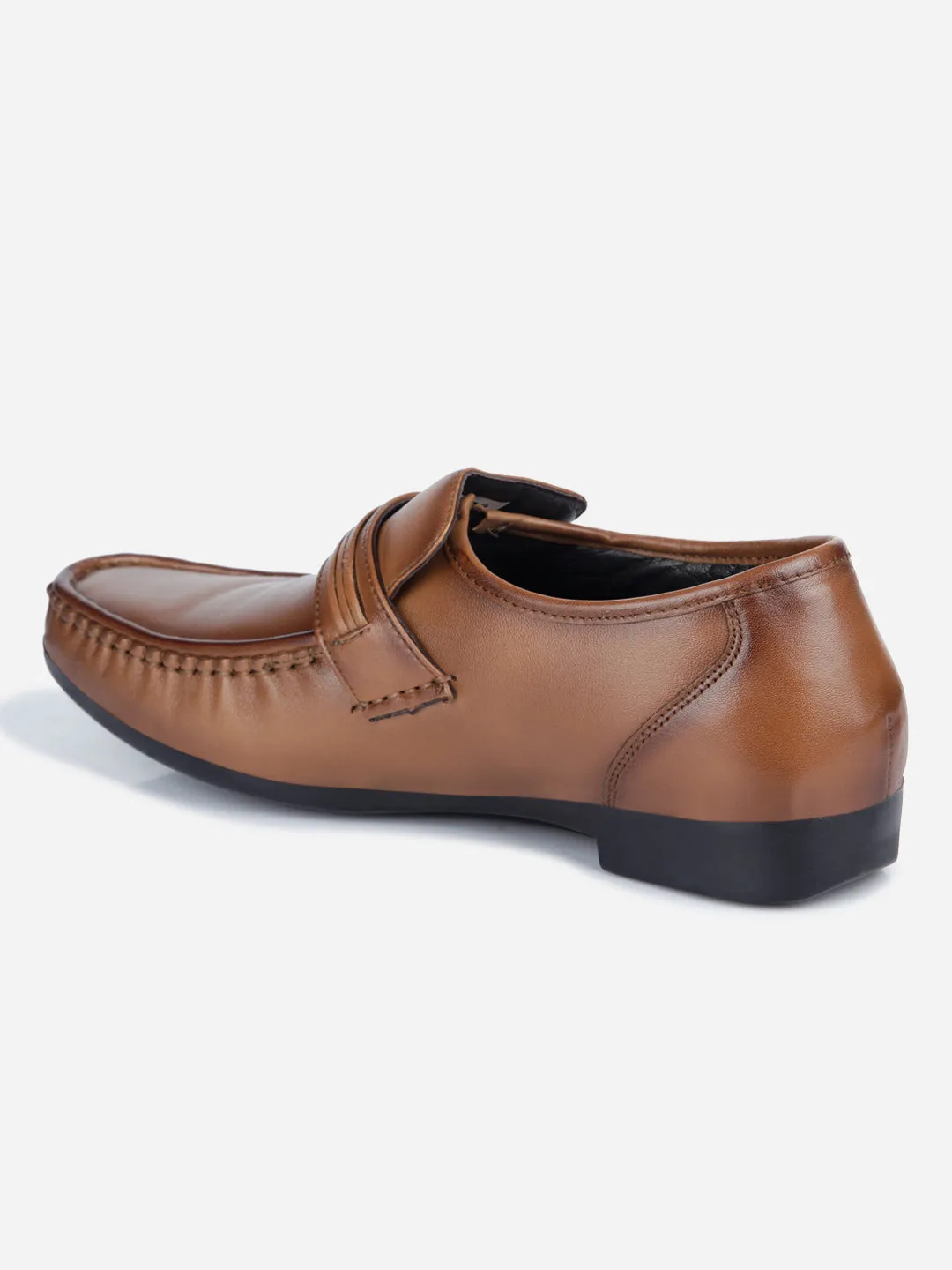 Men's Tan Moc Formal Slip On  (ID1106)