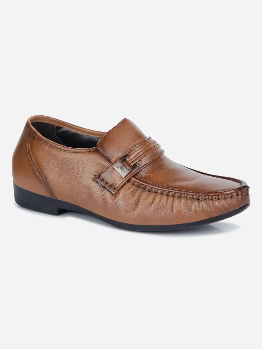 Men's Tan Moc Formal Slip On  (ID1106)