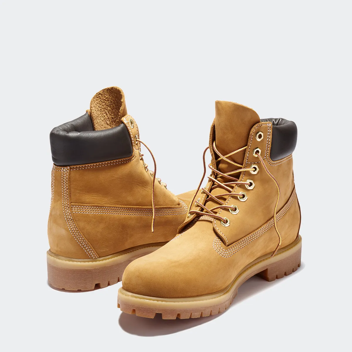 Men's Timberland Icon 6-Inch Premium Waterproof Boots Wheat Nubuck