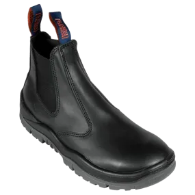 MONGREL 240020 ELASTIC SIDED SAFETY BOOT - BLACK
