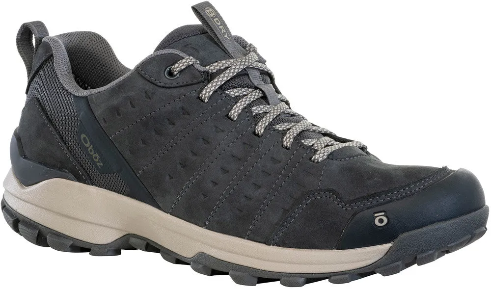 Oboz Men's Sypes Low Leather Waterproof Lava Rock