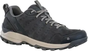 Oboz Men's Sypes Low Leather Waterproof Lava Rock