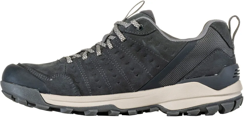 Oboz Men's Sypes Low Leather Waterproof Lava Rock