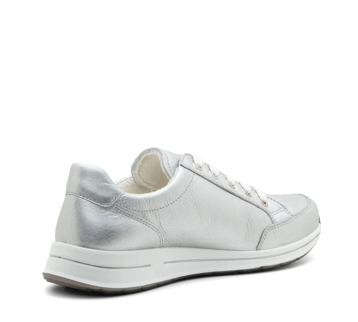 Oleanna Women's Zip Sneaker - Silver 14