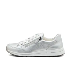 Oleanna Women's Zip Sneaker - Silver 14