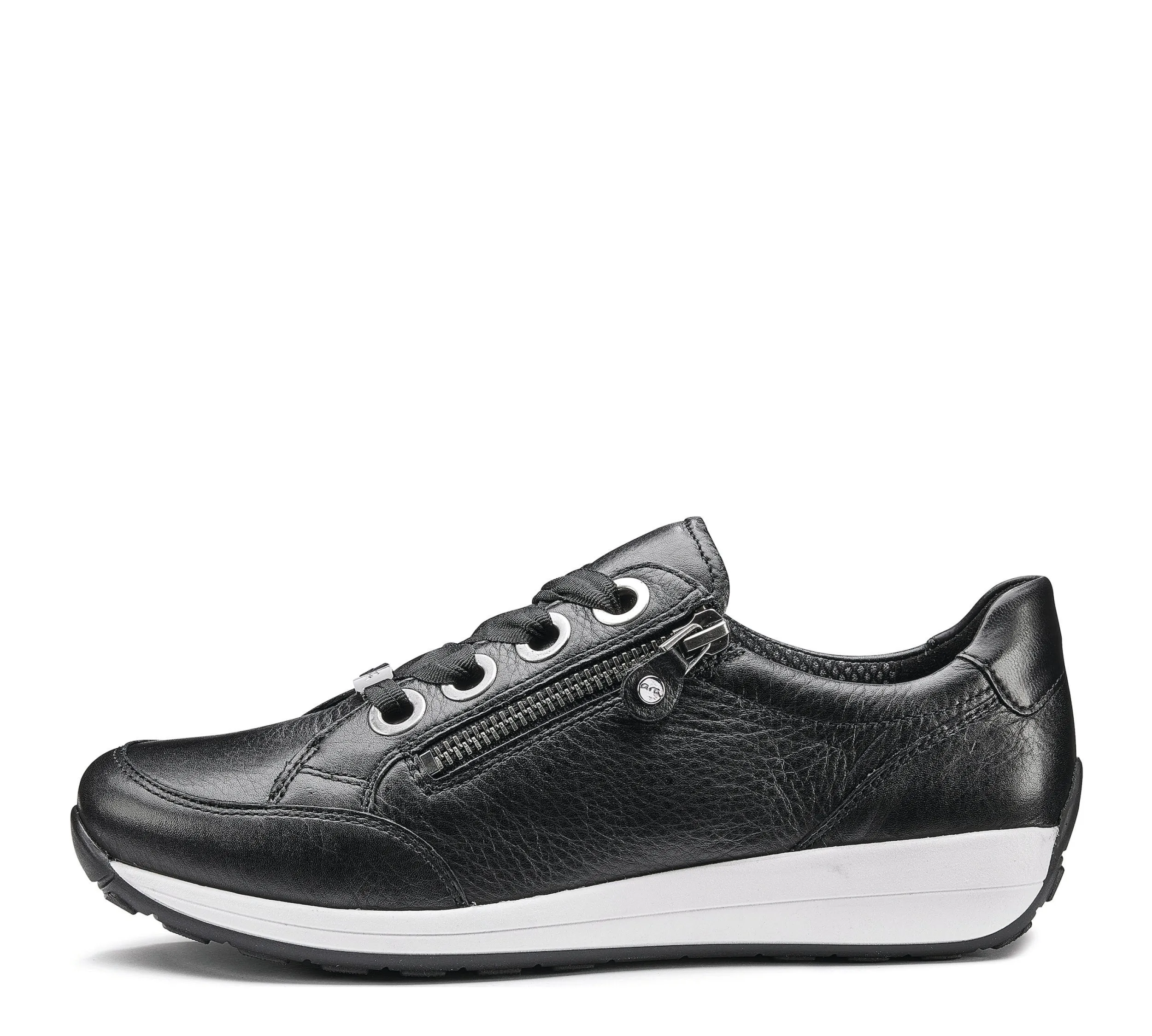 Ollie Women's Zip Sneaker - Black 01