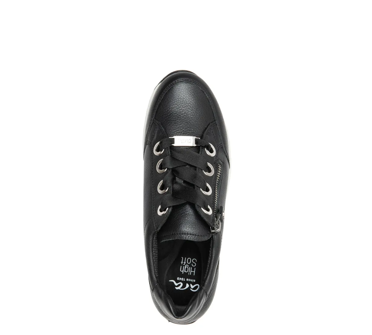 Ollie Women's Zip Sneaker - Black 01