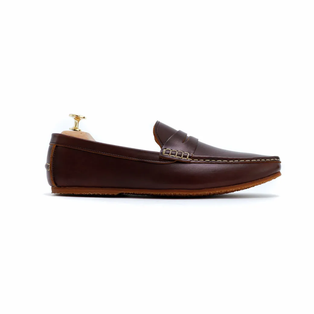 Penny Loafer Classy Oil Tanned Brandy Brown