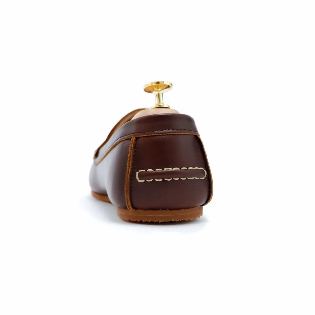 Penny Loafer Classy Oil Tanned Brandy Brown