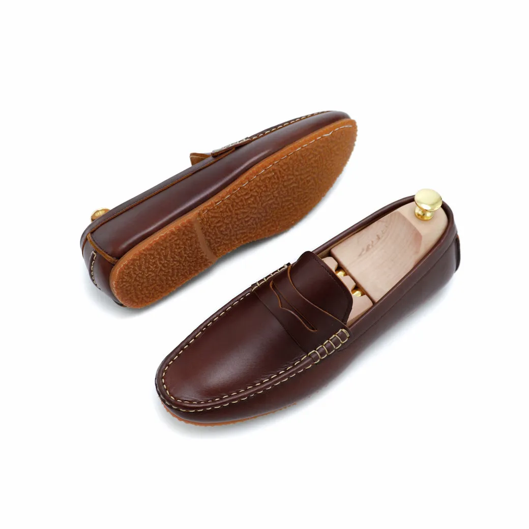 Penny Loafer Classy Oil Tanned Brandy Brown