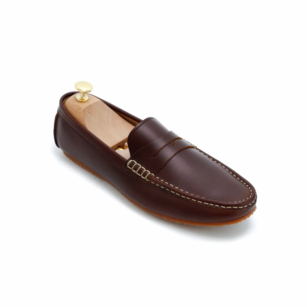 Penny Loafer Classy Oil Tanned Brandy Brown