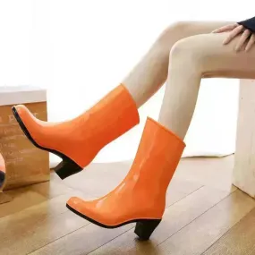 Rain Shoes With High Heels Waterproof Female Skid