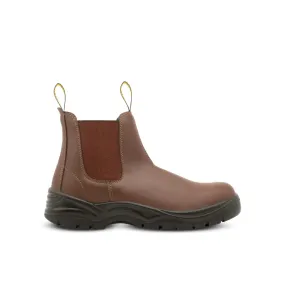 REBEL CHELSEA BOOT STC COLOUR-BROWN SIZE-9