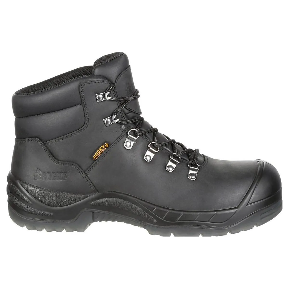 Rocky Men's Work Boot - Worksmart Composite Toe Waterproof Black | RKK0244
