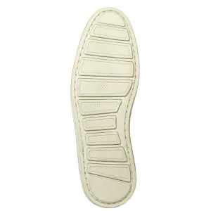 Sandro Moscoloni Men's Natal Off White Mocc Toe Penny Slip on