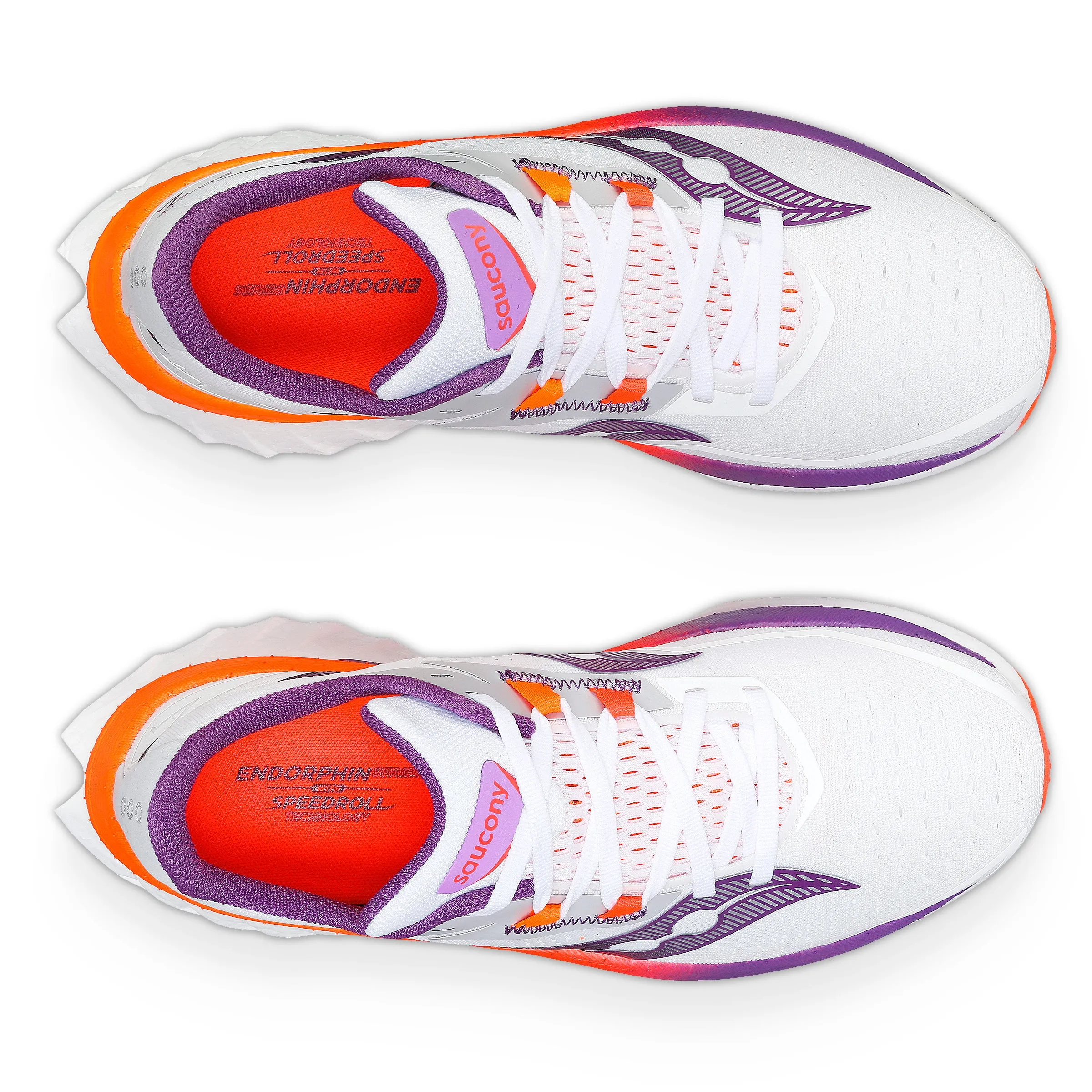 Saucony Endorphin Speed 4 (Womens) - White/Violet