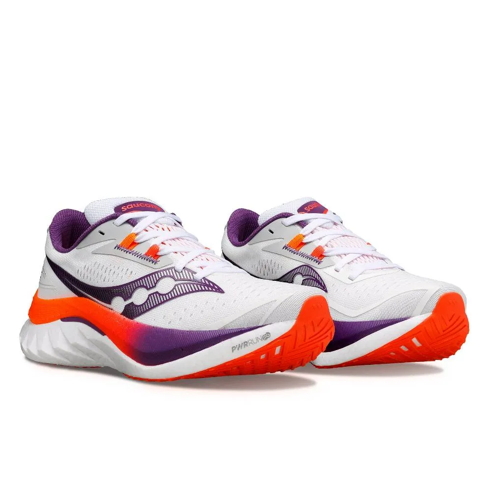 Saucony Endorphin Speed 4 (Womens) - White/Violet