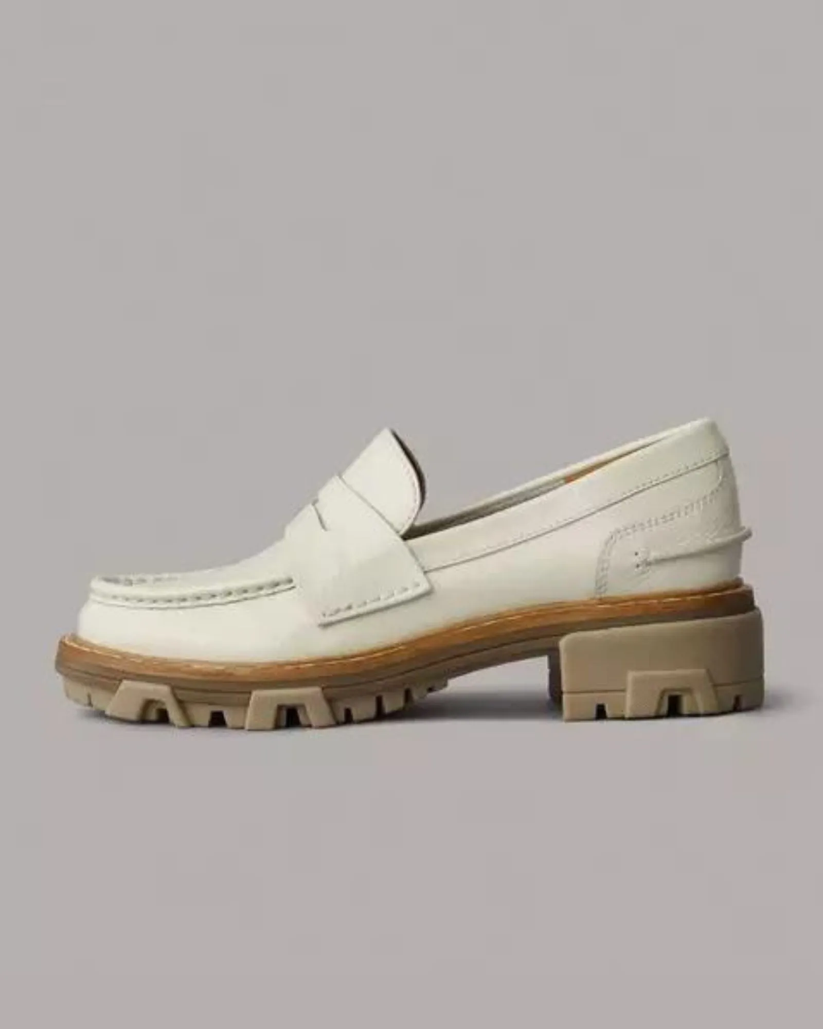 Shiloh Loafer in Cream Patent Leather