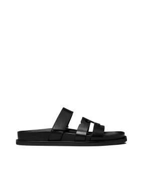 Slipon Sandals With Appliqu Logo