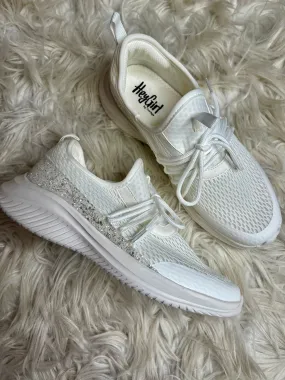 Soft Serve White Glitter Sneaker