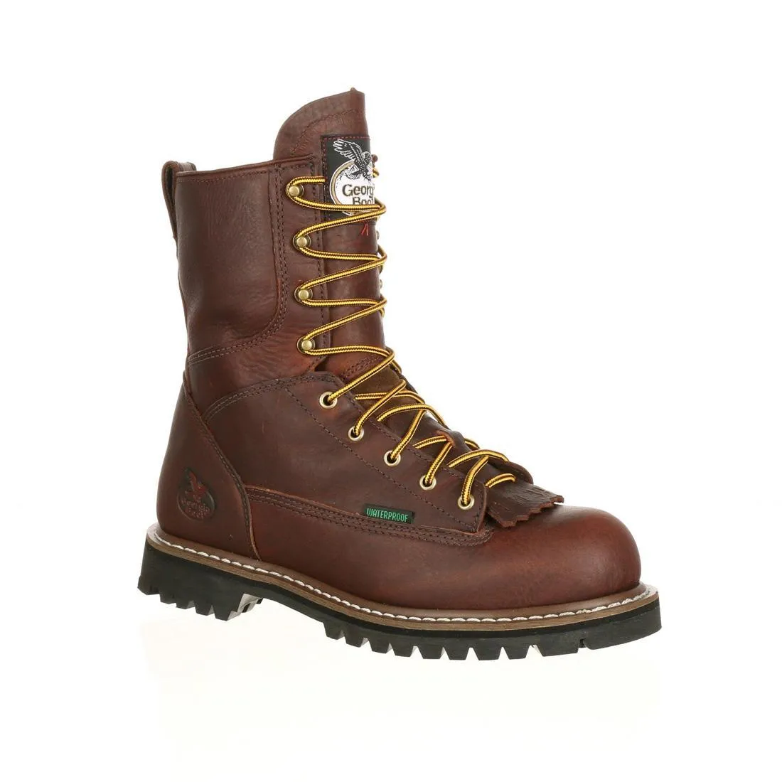 Steel Toe Waterproof Lace-To-Toe Work Boot