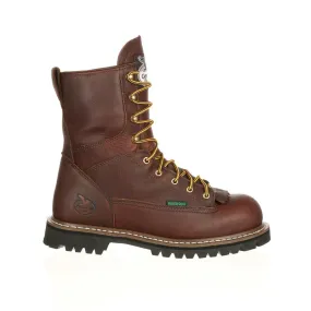 Steel Toe Waterproof Lace-To-Toe Work Boot