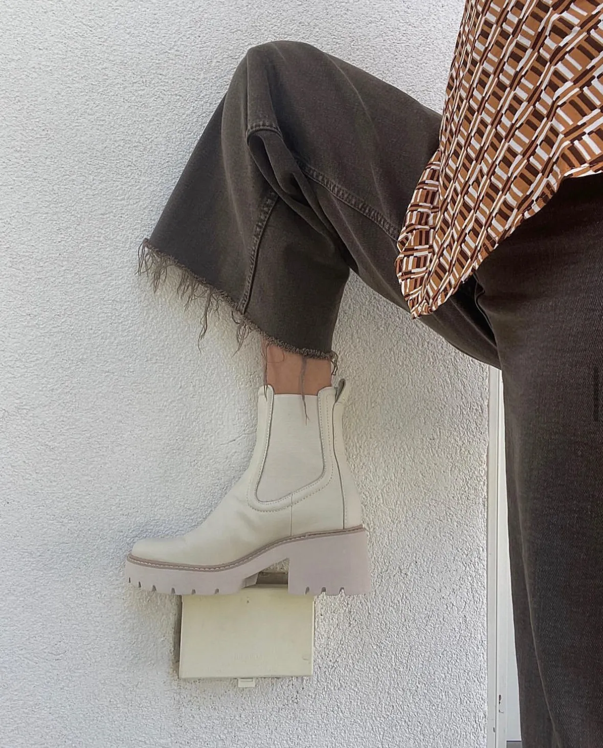 The Hawk H2O Booties by Dolce Vita - Ivory Leather *WATERPROOF